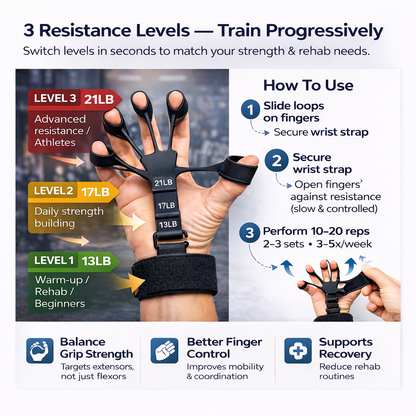 Selaya GripCore™ Forearm & Grip Trainer