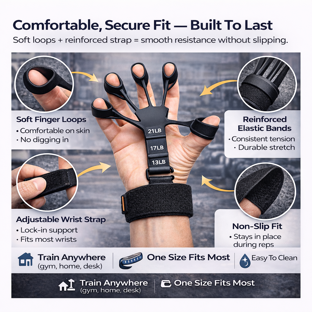 Selaya GripCore™ Forearm & Grip Trainer